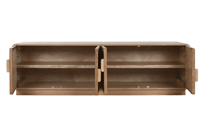 TV CABINET OAK RATTAN 157X45X40 NATURAL