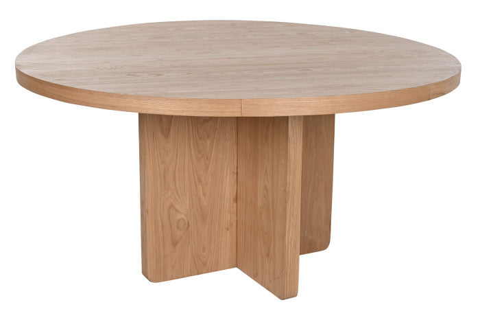 Dining Table OAK 152X152X76 NATURAL