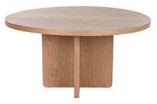 Load image into Gallery viewer, ROUND OAK DINING TABLE 152X152X78 NATURAL