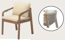 Load image into Gallery viewer, TABLE SET 7 ACACIA POLYESTER 170X90X75 BROWN