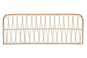 BED HEADER BAMBOO RATTAN 160X2X60 NATURAL