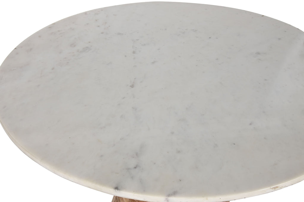 TABLE ACACIA MARBLE 115X115X76