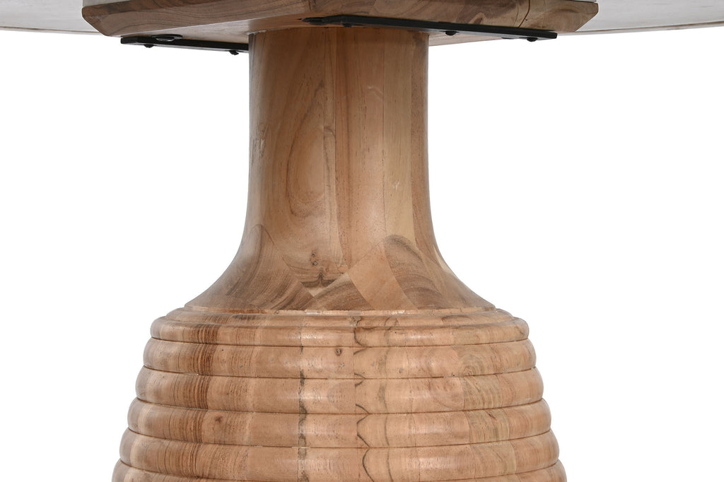 TABLE ACACIA MARBLE 115X115X76