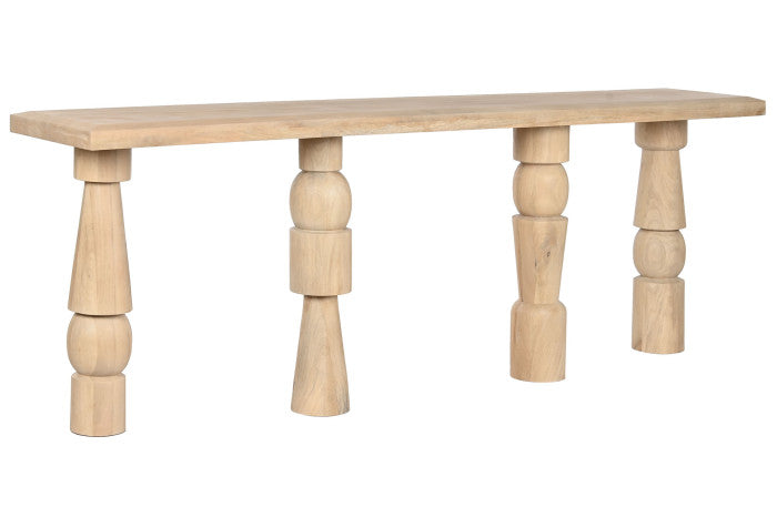 CONSOLE TABLE MANGO 216X40X77 NATURAL