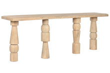 Load image into Gallery viewer, CONSOLE TABLE MANGO 216X40X77 NATURAL