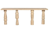 CONSOLE TABLE MANGO 216X40X77 NATURAL