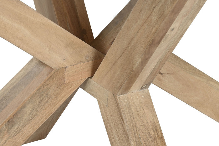 OVAL DINING TABLE MANGO 200X100X77 NATURAL