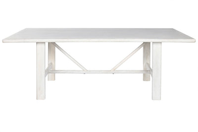 MANGO DINING TABLE 213.4X96.5X76.2 WHITE