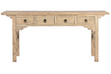 CONSOLE TABLE 178X38X85 NATURAL