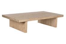 Load image into Gallery viewer, SOLID ELM COFFEE TABLE 170X100X40 NATURAL