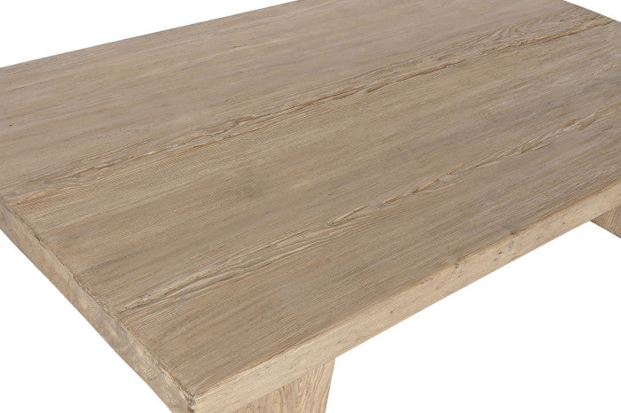 SOLID ELM COFFEE TABLE 170X100X40 NATURAL