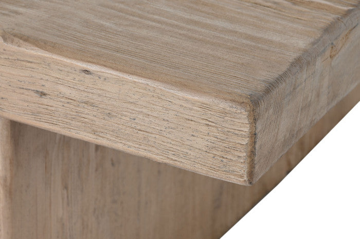 SOLID ELM COFFEE TABLE 170X100X40 NATURAL