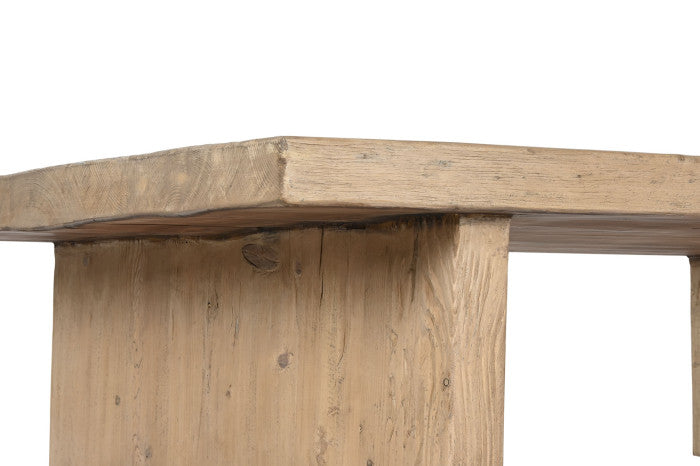 SOLID ELM COFFEE TABLE 170X100X40 NATURAL