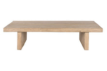 Carica l&#39;immagine nel visualizzatore di Gallery, SOLID ELM COFFEE TABLE 170X100X40 NATURAL