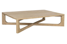 Charger l&#39;image dans la galerie, SOLID ELM COFFEE TABLE 170X109X41 NATURAL