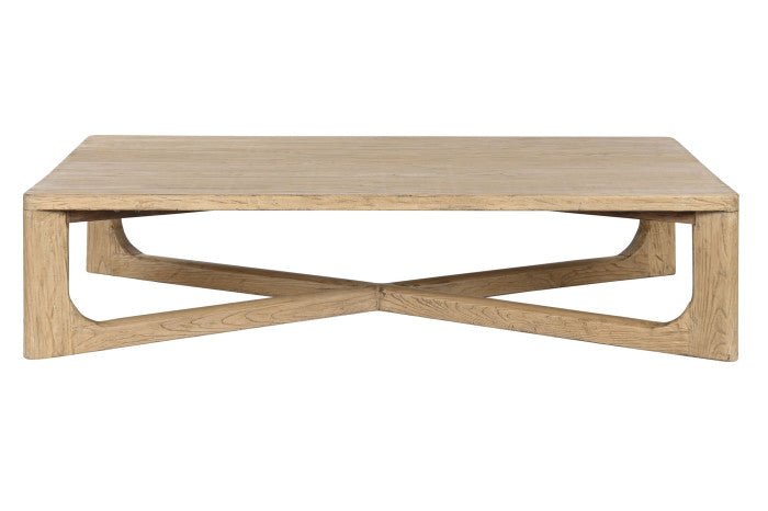 SOLID ELM COFFEE TABLE 170X109X41 NATURAL