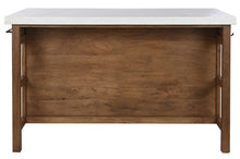 Charger l&#39;image dans la galerie, ISLA COCINA WOOD MARBLE 147X77X92 2 DRAWERS