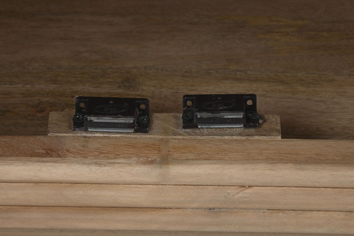 CLOSET WOOD RATTAN 100X55X190