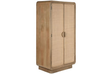 Load image into Gallery viewer, CLOSET WOOD RATTAN 100X55X190