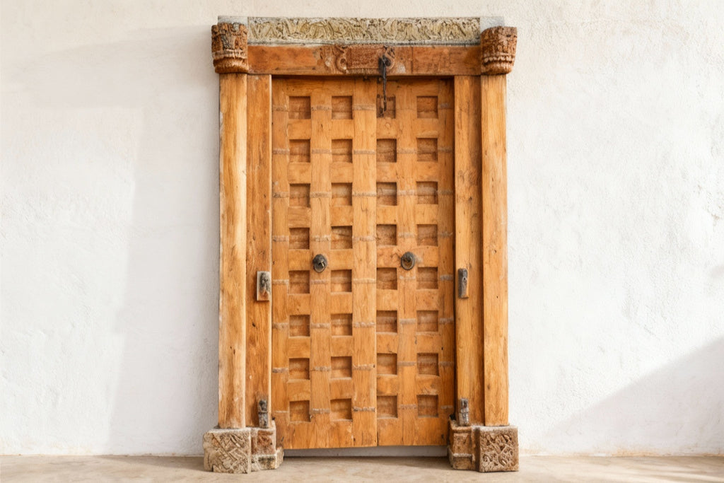 Antique door teak 153X20X210 natural