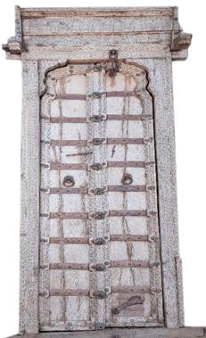Antique door teak 75X30X210 natural