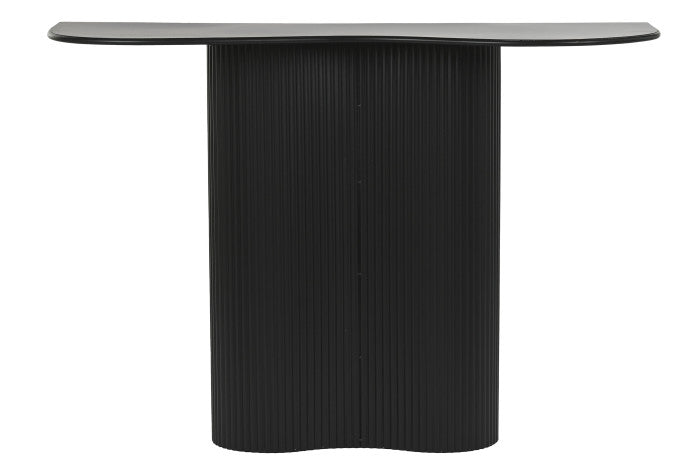 CONSOLE TABLE METAL 100X38X72 BLACK