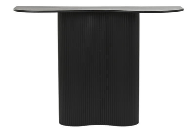 CONSOLE TABLE METAL 100X38X72 BLACK