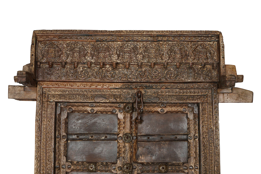 Antique door teak 110X20X190 brown