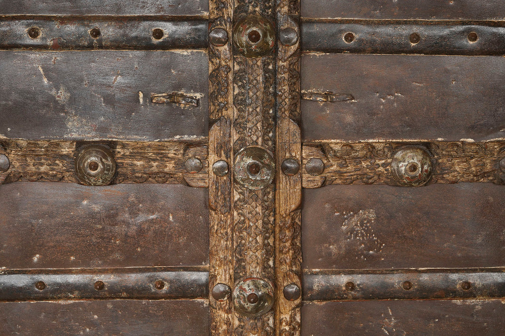 Antique door teak 110X20X190 brown