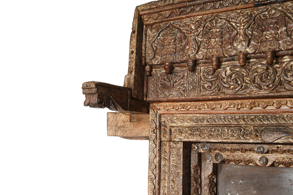 Antique door teak 110X20X190 brown