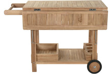 Load image into Gallery viewer, WAITRESS TEAK 108X90X72 FOLDING NATURAL BROWN