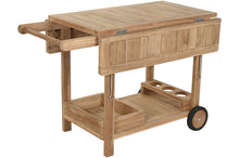 Load image into Gallery viewer, WAITRESS TEAK 108X90X72 FOLDING NATURAL BROWN