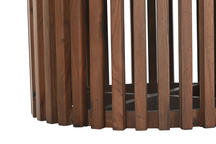 TABLE ACACIA TERRAZO 130X130X76