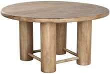 Cargar imagen en el visor de la galería, DINING TABLE MANGO 150X150X78,7 BROWN