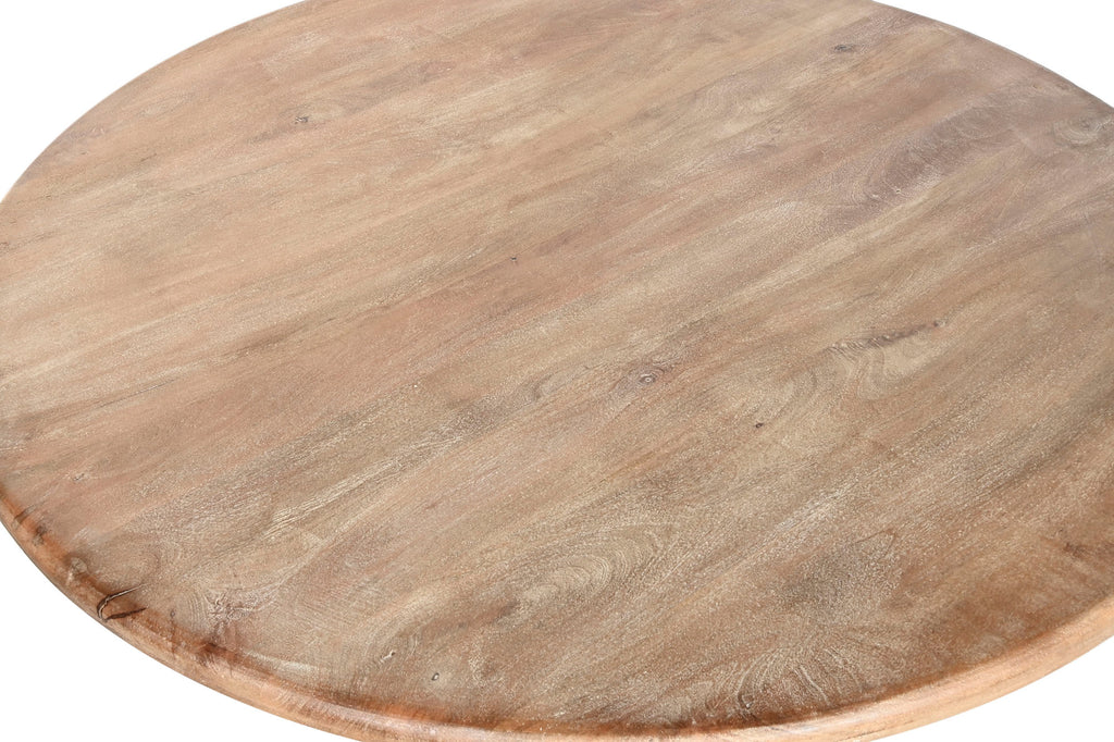 DINING TABLE MANGO 150X150X78,7 BROWN