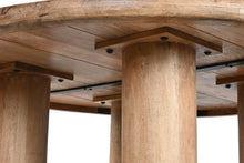 Cargar imagen en el visor de la galería, DINING TABLE MANGO 150X150X78,7 BROWN