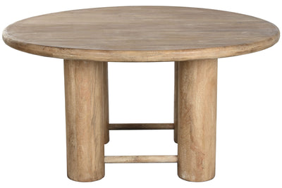 DINING TABLE MANGO 150X150X78,7 BROWN