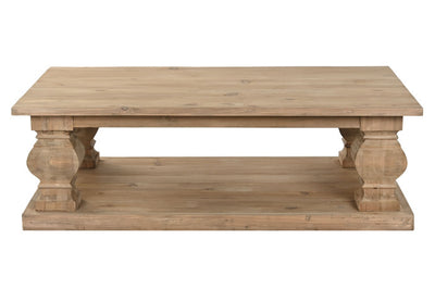 COFFEE TABLE RECYCLED WOOD SPRUCE 152X91X48