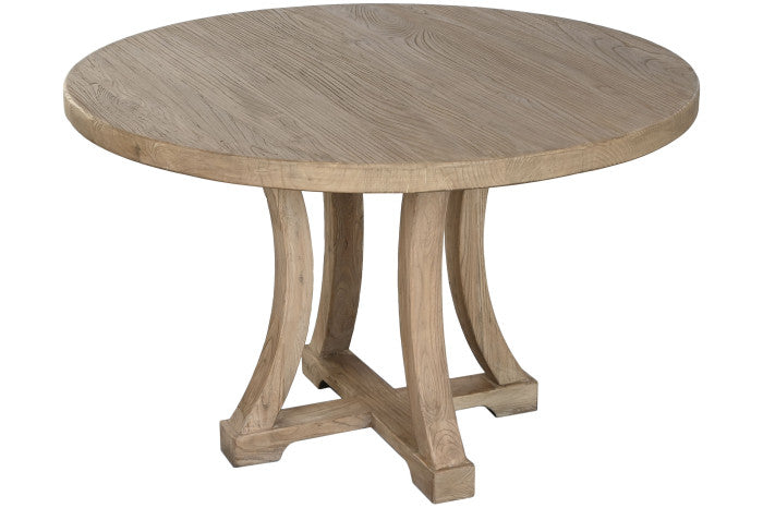 TABLE ELM 120X120X76 NATURAL