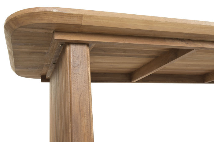 TABLE TEAK 250X100X77 NATURAL