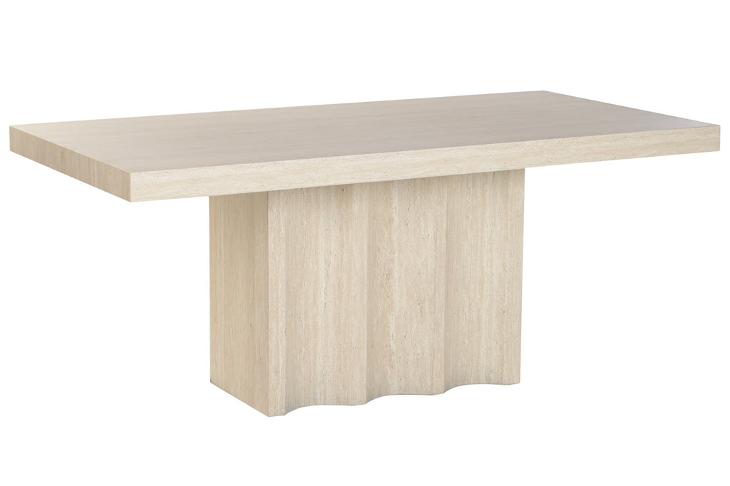 TABLE WOOD SIMILE 180X90X76 BEIGE
