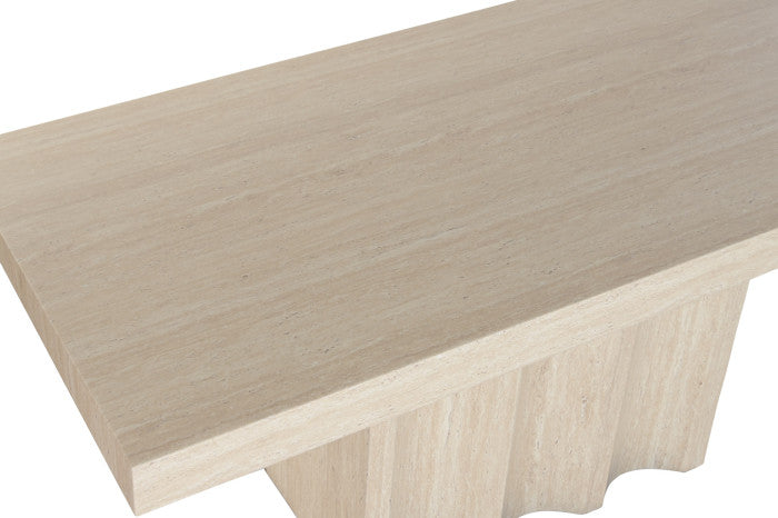 TABLE WOOD SIMILE 180X90X76 BEIGE
