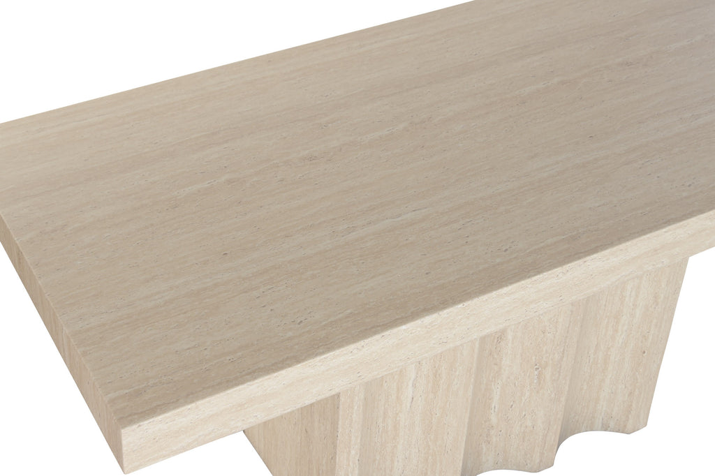 TABLE WOOD SIMILE 180X90X76 BEIGE