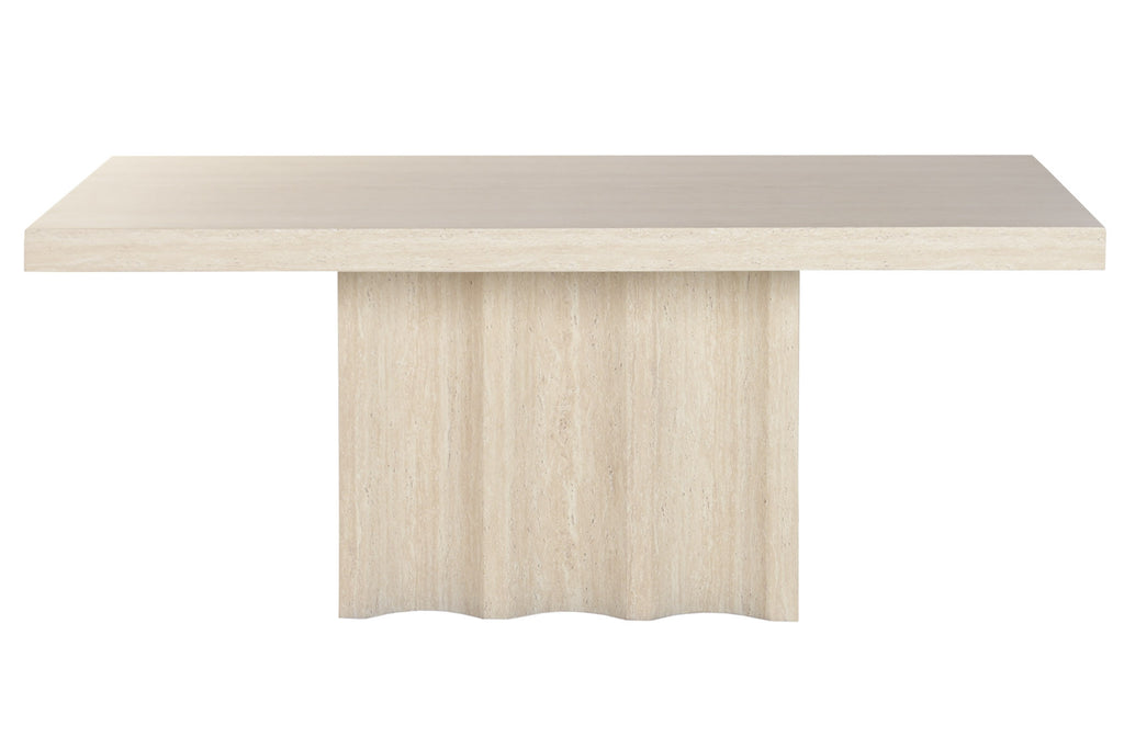 TABLE WOOD SIMILE 180X90X76 BEIGE