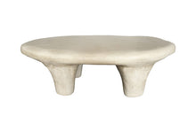 Cargar imagen en el visor de la galería, COFFEE TABLE RESIN MDF 100X60X33 WRINKLED WHITE