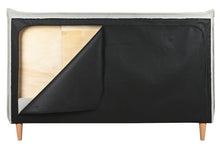 Charger l&#39;image dans la galerie, BED POLYESTER WOOD 177X219X113 MAX. 220 KG. BEIGE