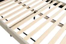 Charger l&#39;image dans la galerie, BED POLYESTER WOOD 177X219X113 MAX. 220 KG. BEIGE