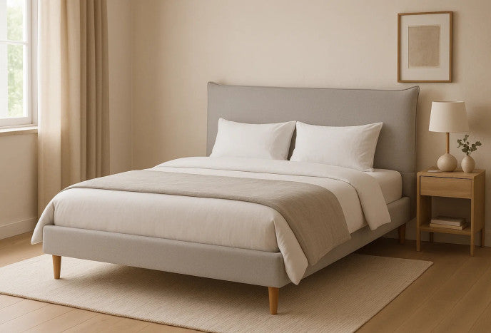 BED POLYESTER WOOD 177X219X113 MAX. 220 KG.