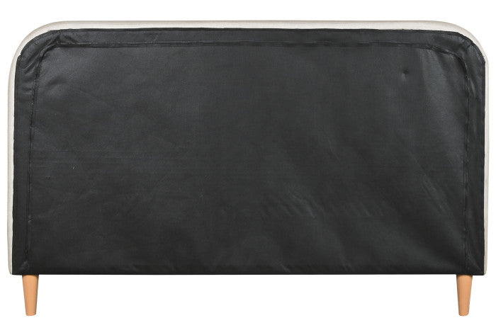 BED POLYESTER WOOD 170X219X120 MAX. 220 KG. BEIGE