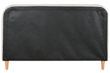 Carica l&#39;immagine nel visualizzatore di Gallery, BED POLYESTER WOOD 170X219X120 MAX. 220 KG. BEIGE